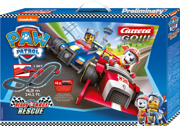 Carrera Go 20063514 Paw Patrol - Ready Race Rescue 4,3m — zdjęcie 4