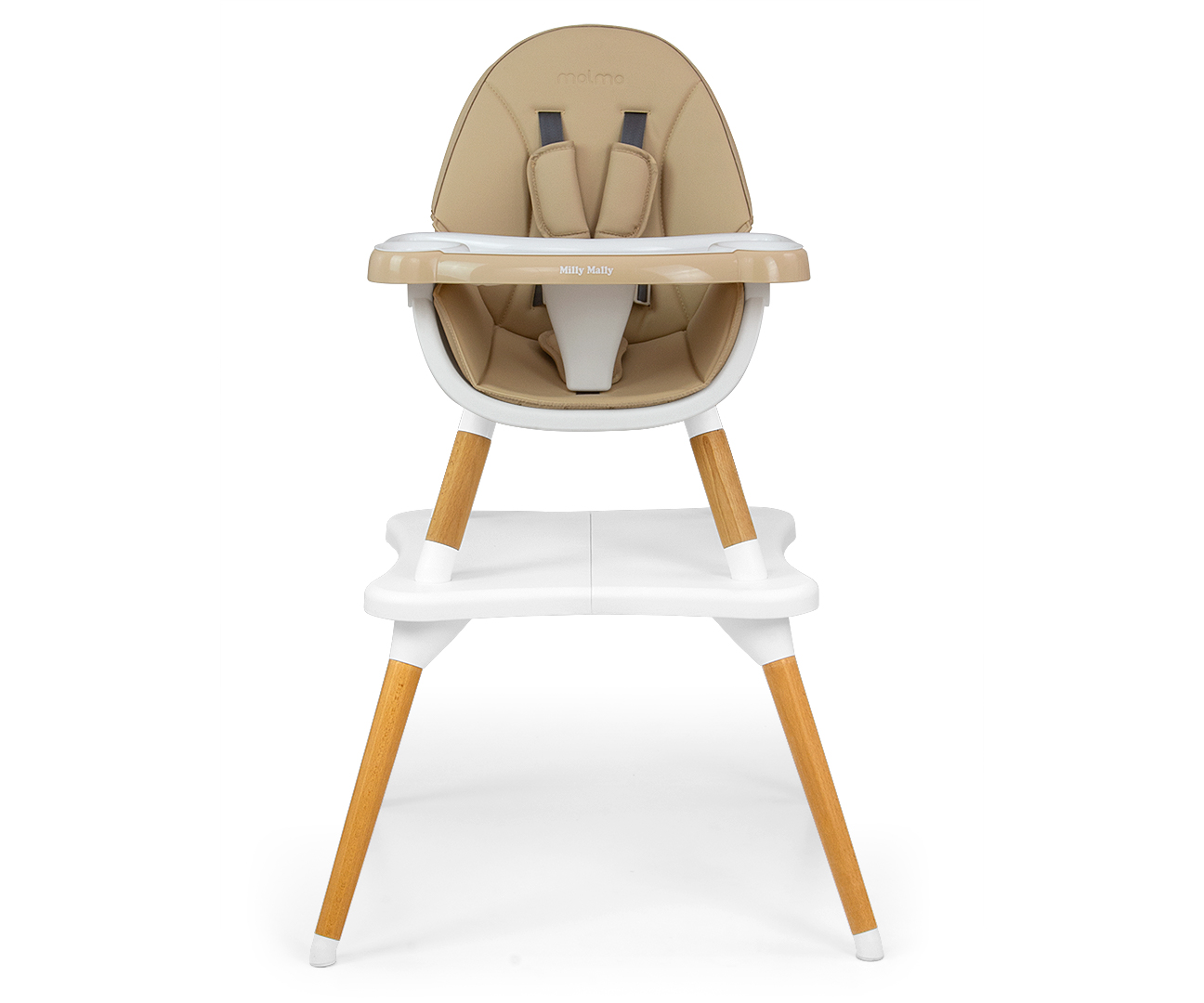 Milly Mally Krzesełko do karmienia 2w1 Malmo Beige — zdjęcie 2