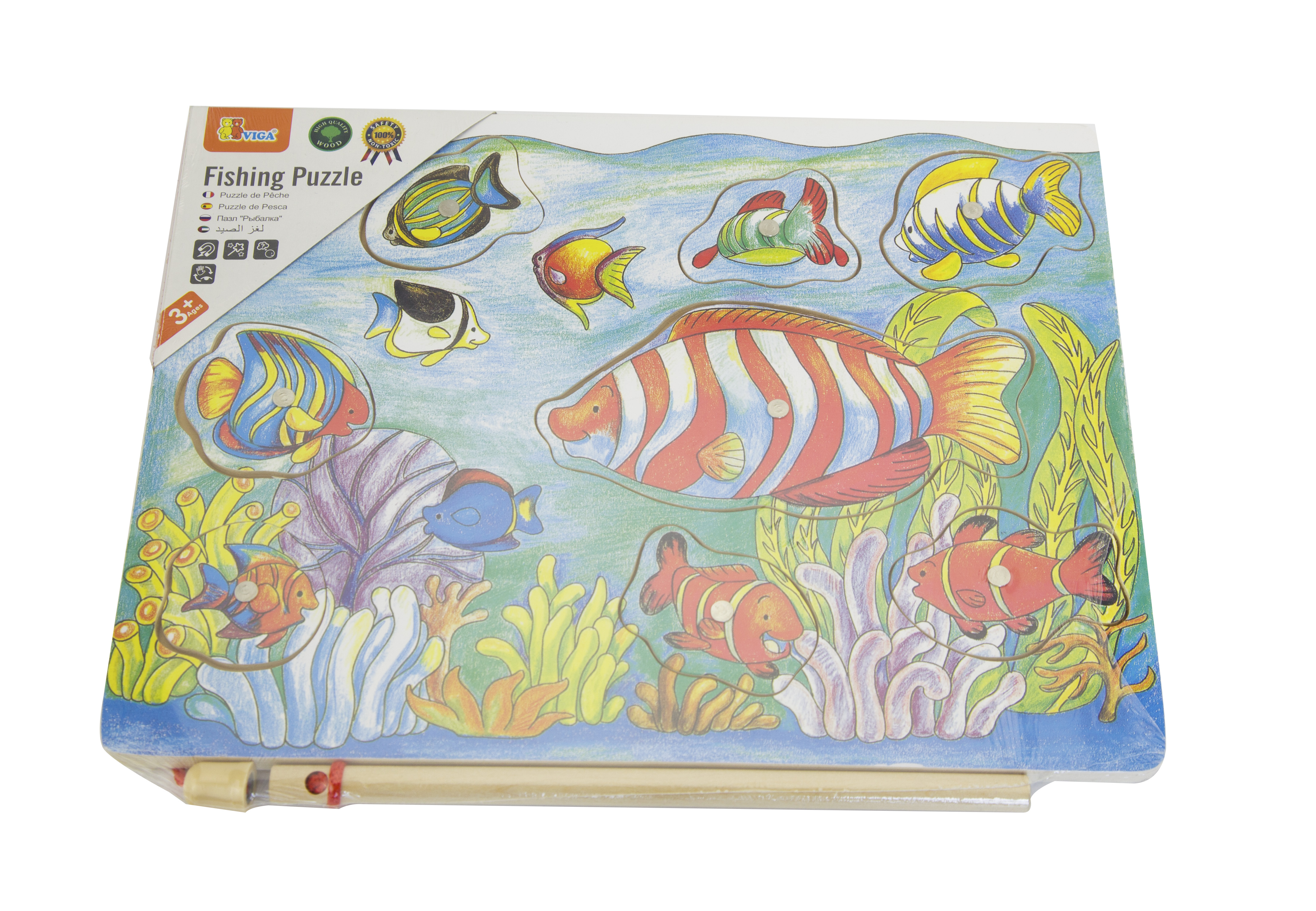 Viga 58423 Magnetyczne puzzle - łowimy rybki — zdjęcie 2