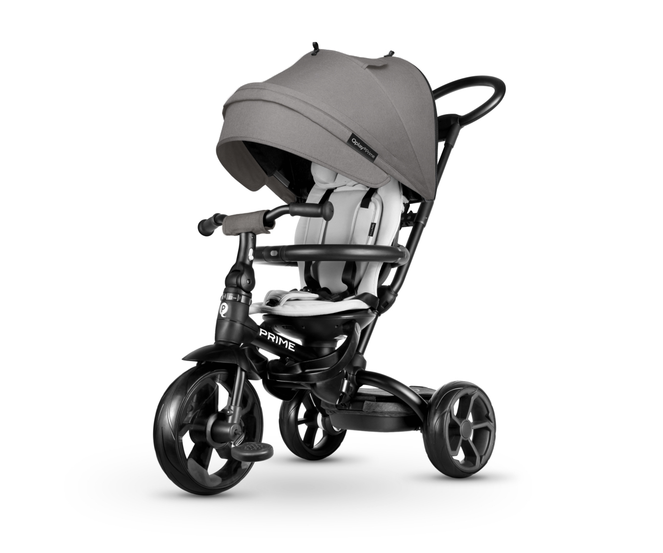 Qplay kolmerattaline jalgratas New Prime Grey