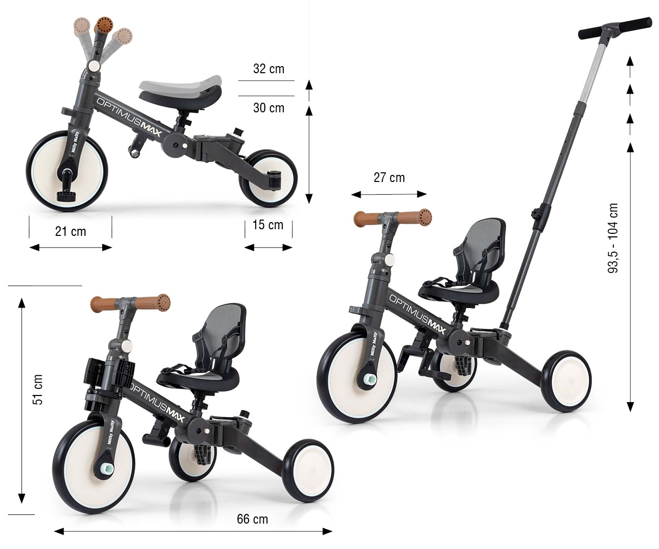 ND18_6265 Milly Mally Rowerek 5w1 Optimus Max Dar