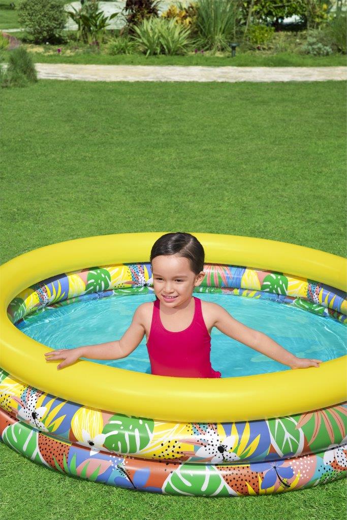 Bestway 51203 Basenik dmuchany Tropikalne rośliny 1.68m x 38cm — zdjęcie 4