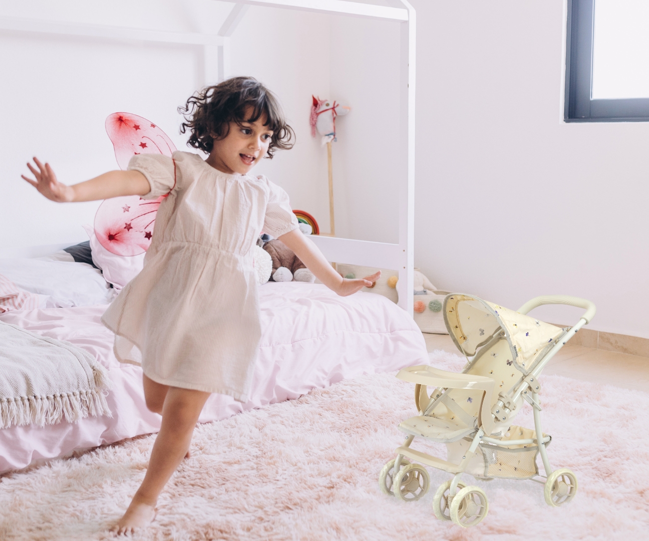 ND18_6244 Milly Mally Wozek dla lalek Kate Nature