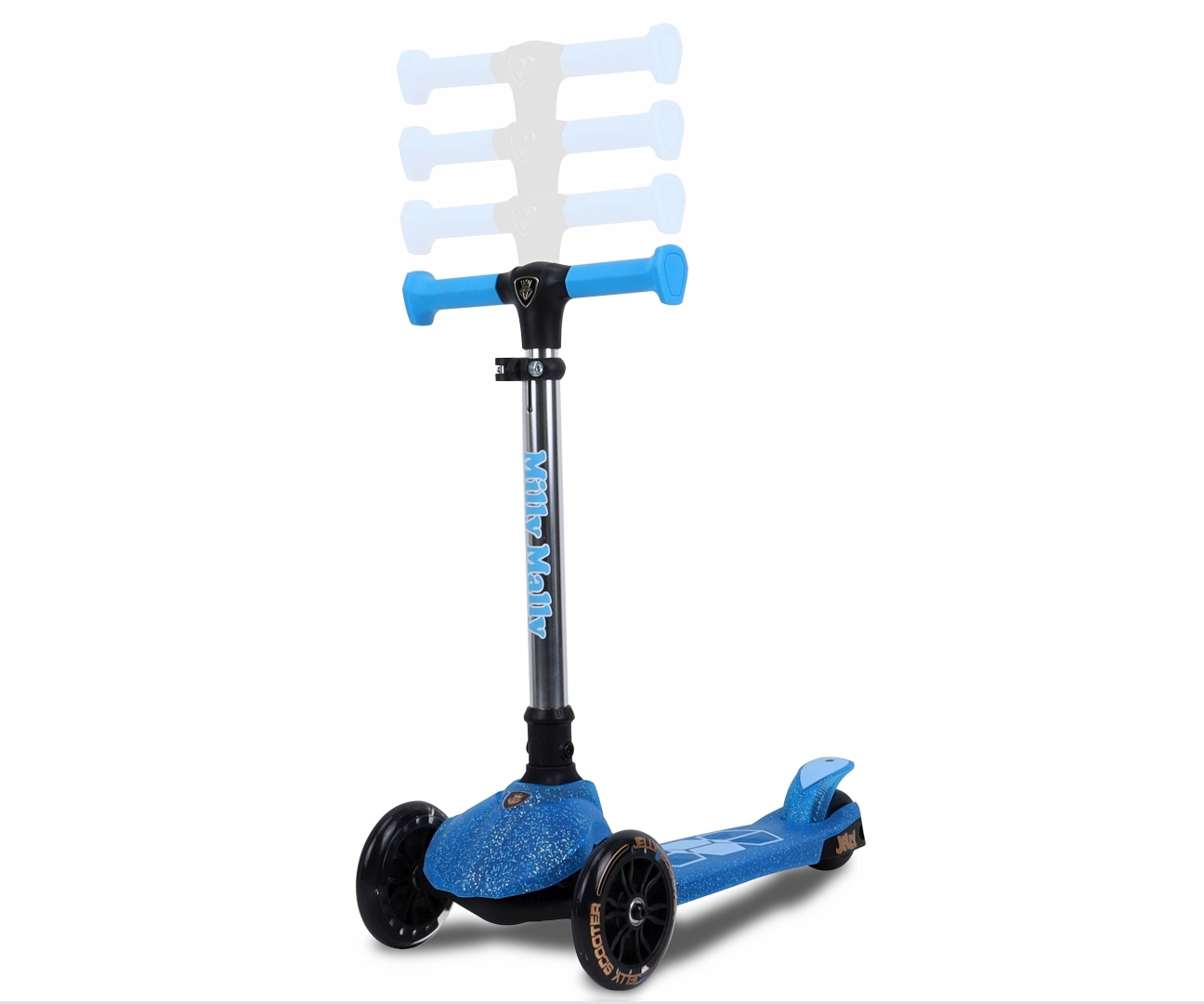 Milly Mally Scooter Jelly Blue — zdjęcie 8