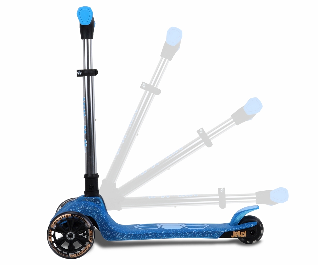 Milly Mally Scooter Jelly Blue — zdjęcie 9