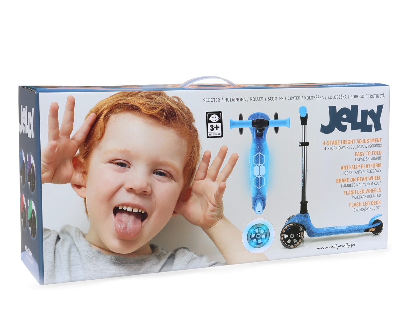 Milly Mally Scooter Jelly Blue — zdjęcie 13