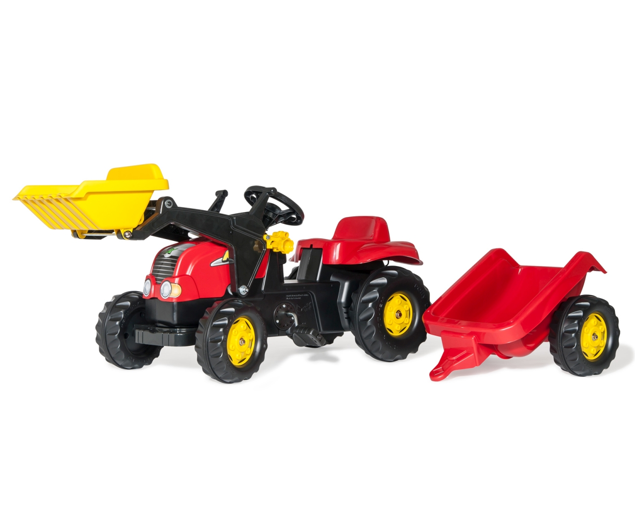 Rolly Toys 7 Rolly Kid traktor koos ambri ja haag..