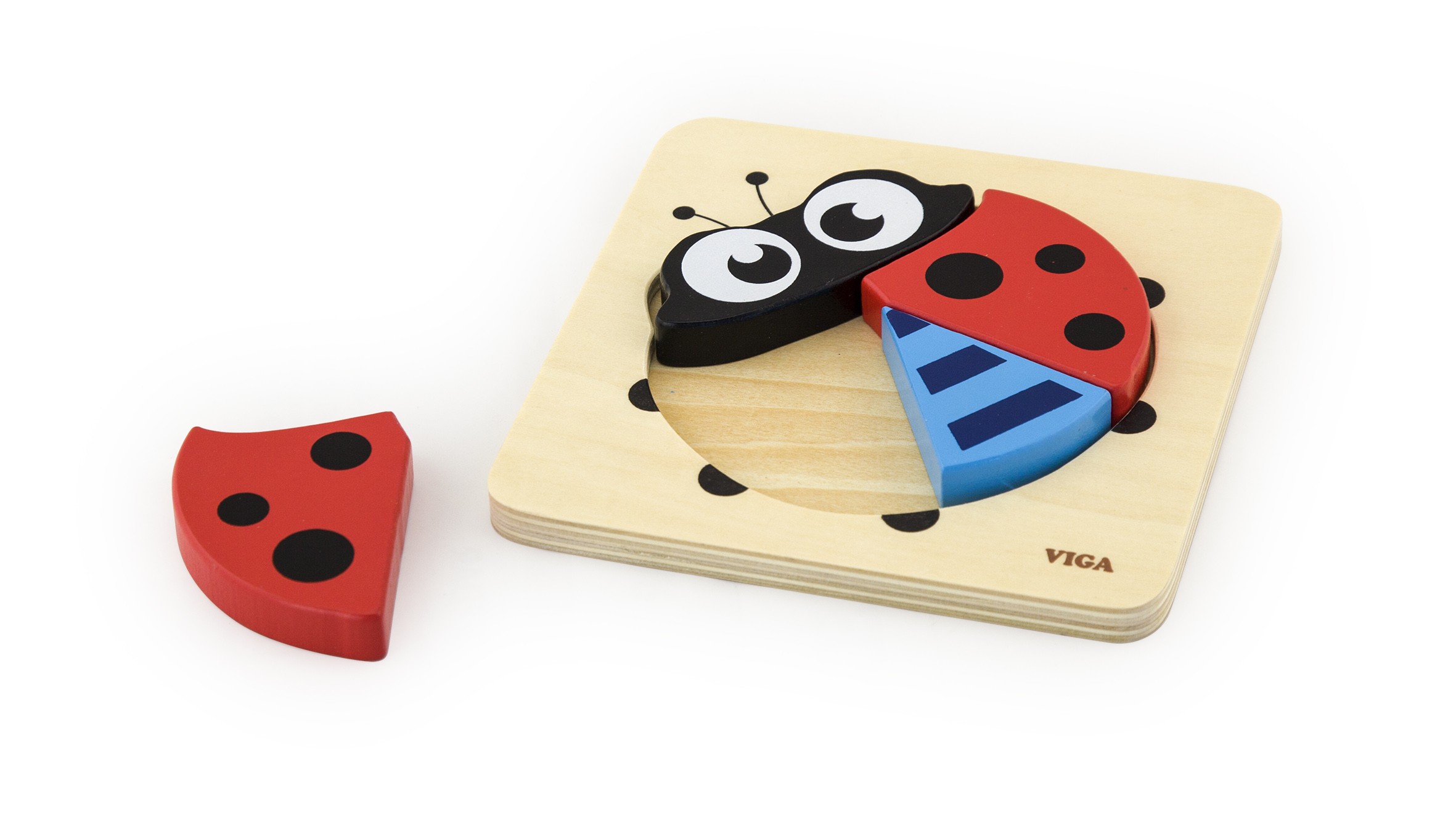 Viga 50168 Pierwsze puzzle maluszka - biedronka — zdjęcie 2