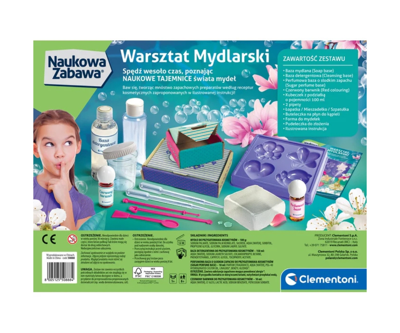 Clementoni Naukowa Zabawa Lab 50888 Warsztat Mydlarski — zdjęcie 2