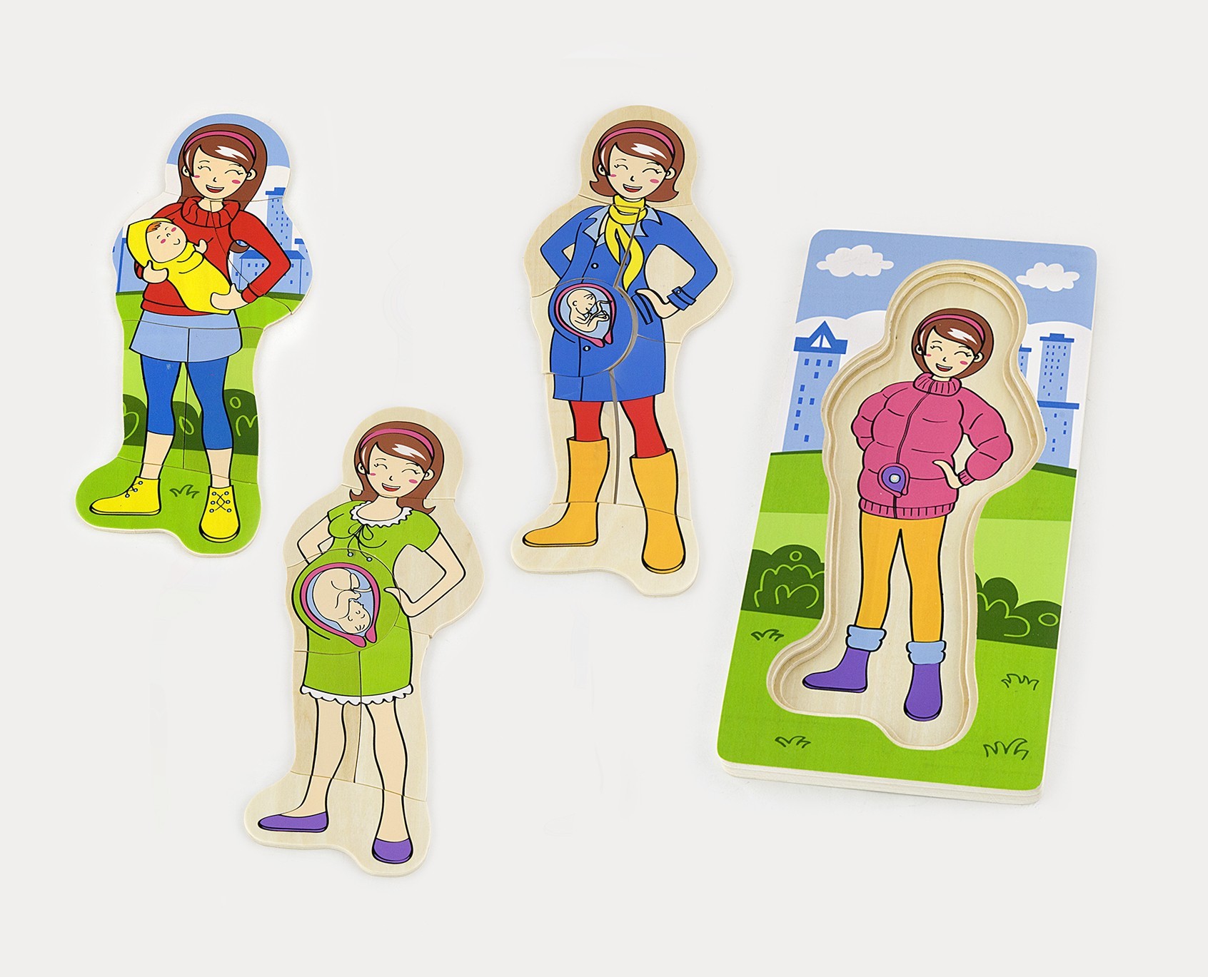 Viga 50405 Puzzle - jak rośnie dzidziuś — zdjęcie 2