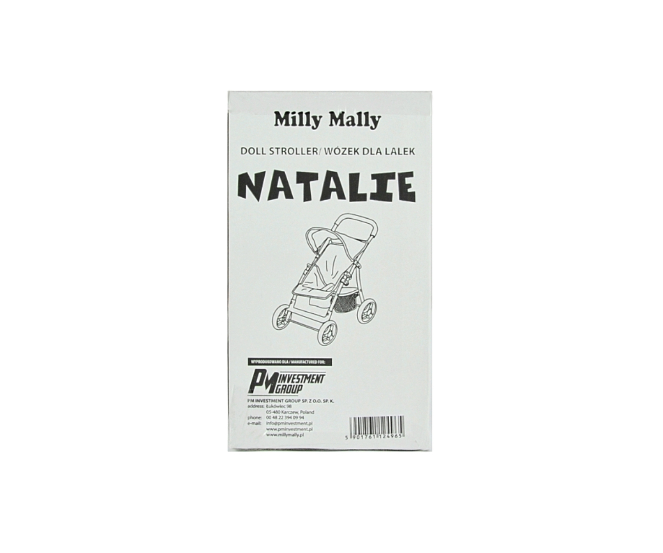Milly Mally Wózek dla lalek Natalie Prestige Mint — zdjęcie 9