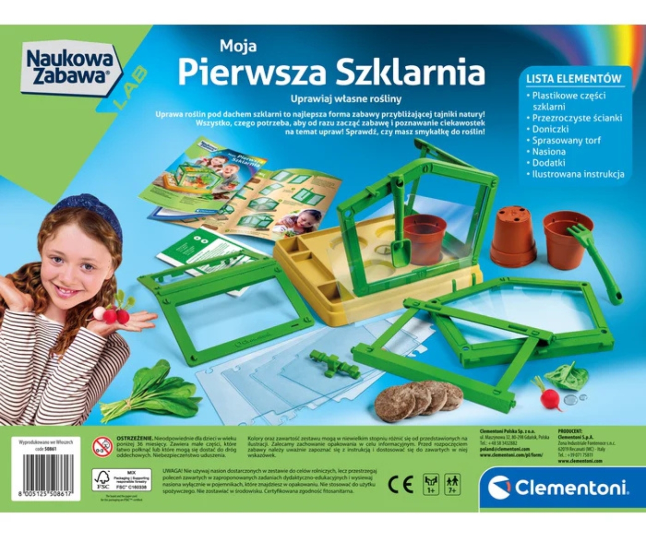 Clementoni Naukowa Zabawa Lab 50861 Moja Pierwsza Szklarnia — zdjęcie 2