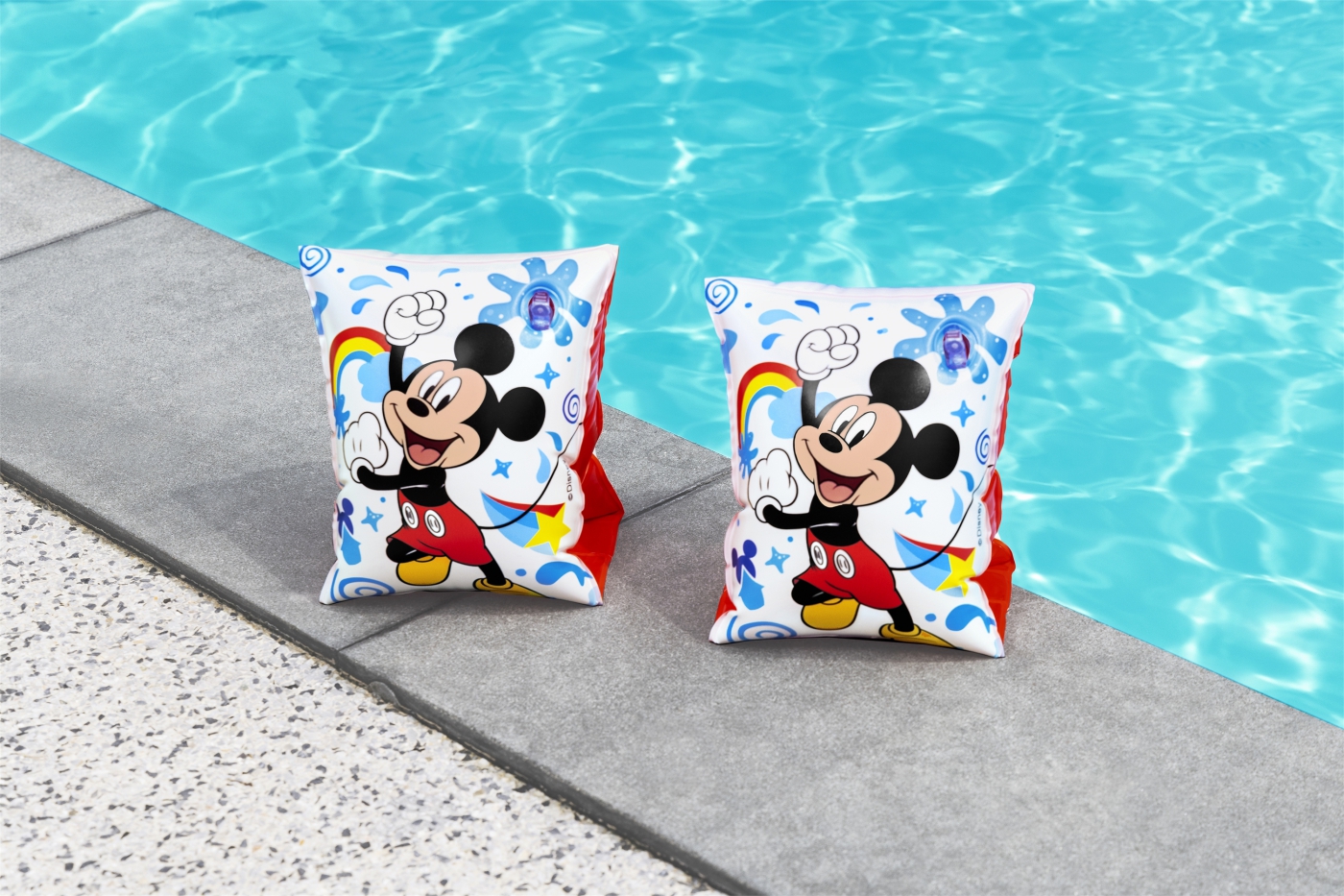 Bestway 91002 Disney Rękawki do nauki pływania Mickey i Przyjaciele 23cm x 15cm — zdjęcie 4