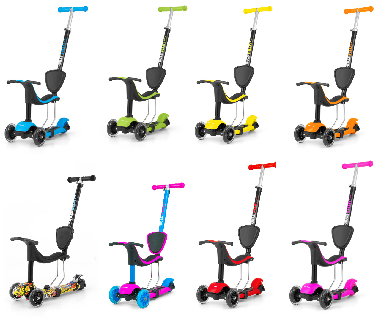Milly Mally Scooter Little Star Green — zdjęcie 9