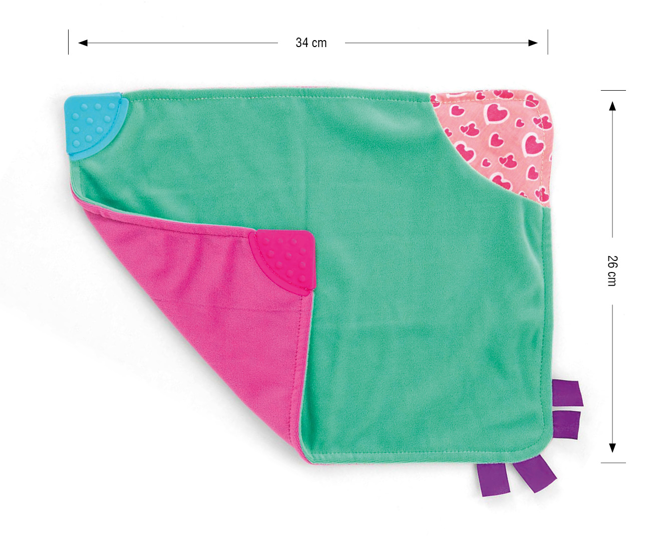 Zabawka pluszowa Kocyk - Blanky - 14325 PINK — zdjęcie 2