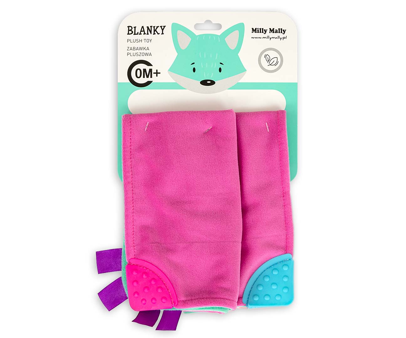 Zabawka pluszowa Kocyk - Blanky - 14325 PINK — zdjęcie 7