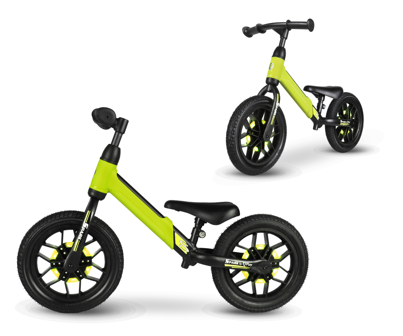 Qplay Rowerek Biegowy Spark Green — zdjęcie 4