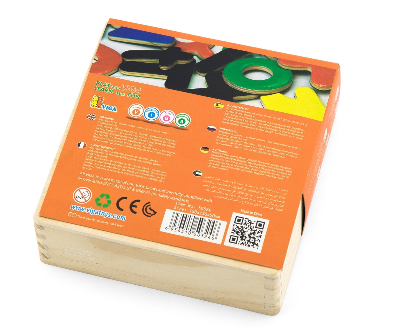 Viga 50324 Magnetyczne literki — zdjęcie 5