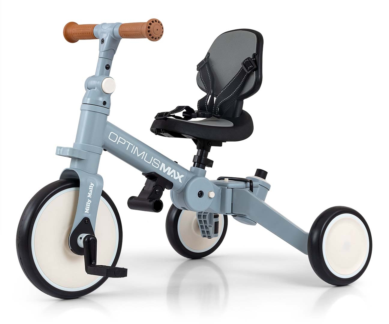 Milly Mally Rowerek 5w1 Optimus Max Denim — zdjęcie 4