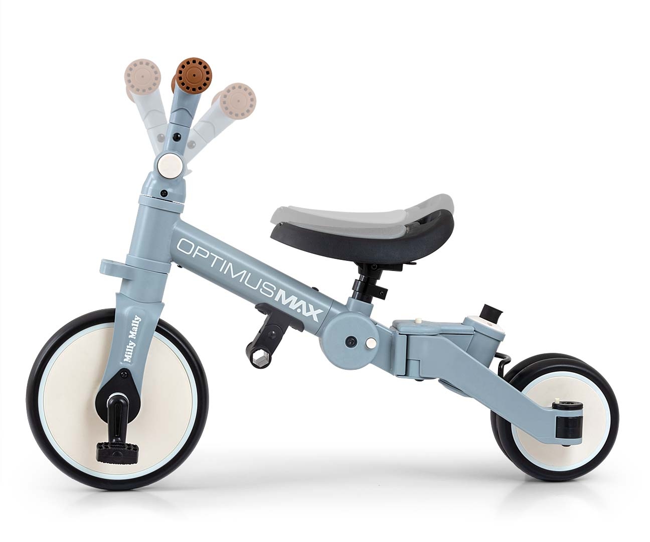 Milly Mally Rowerek 5w1 Optimus Max Denim — zdjęcie 7