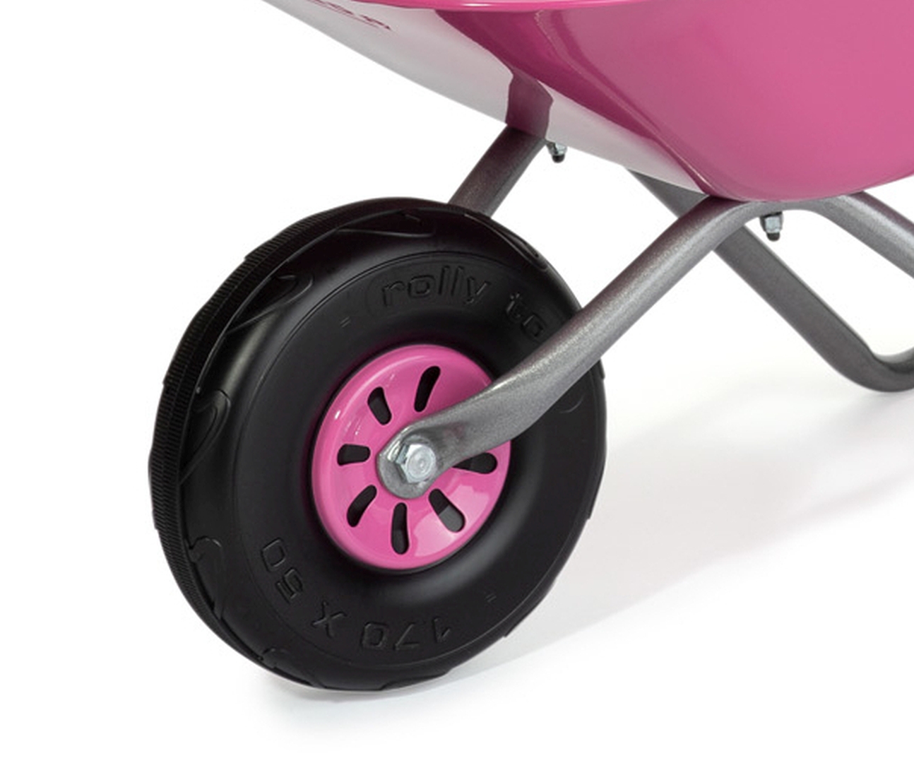 Rolly Toys 274802 Taczka Metalowa  rózowa — zdjęcie 3