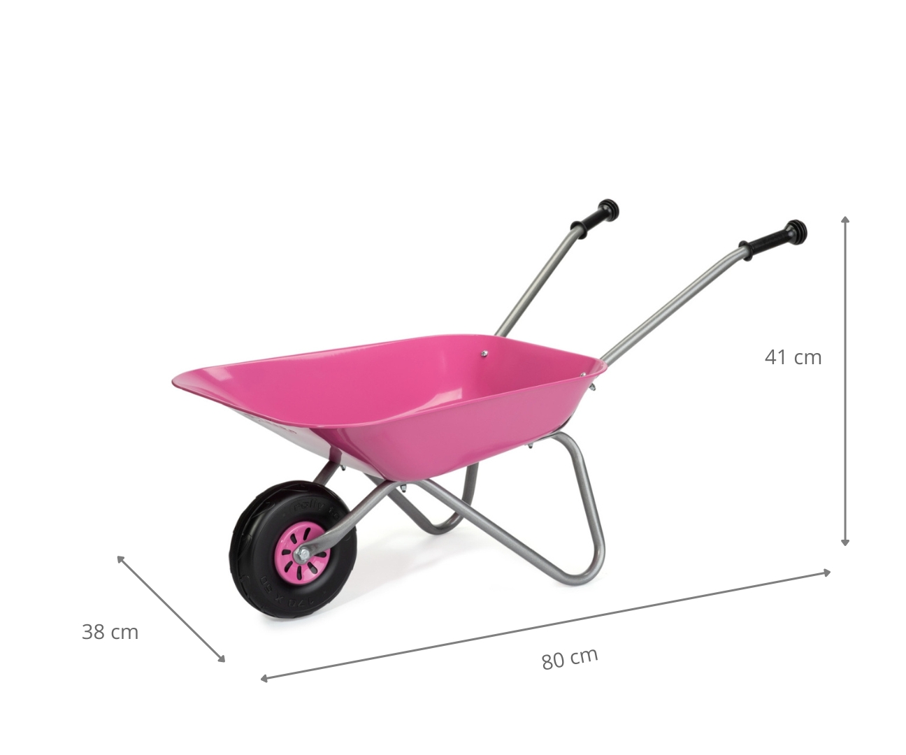 Rolly Toys 274802 Taczka Metalowa  rózowa — zdjęcie 10