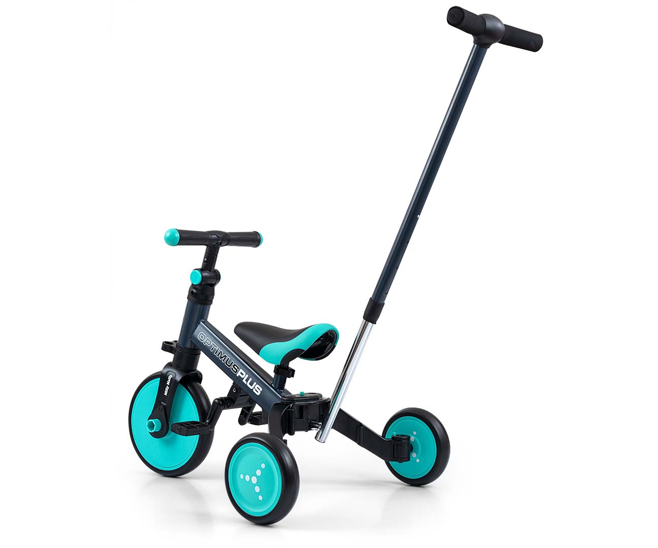 Milly Mally Rowerek 4w1 Optimus Plus Mint — zdjęcie 2