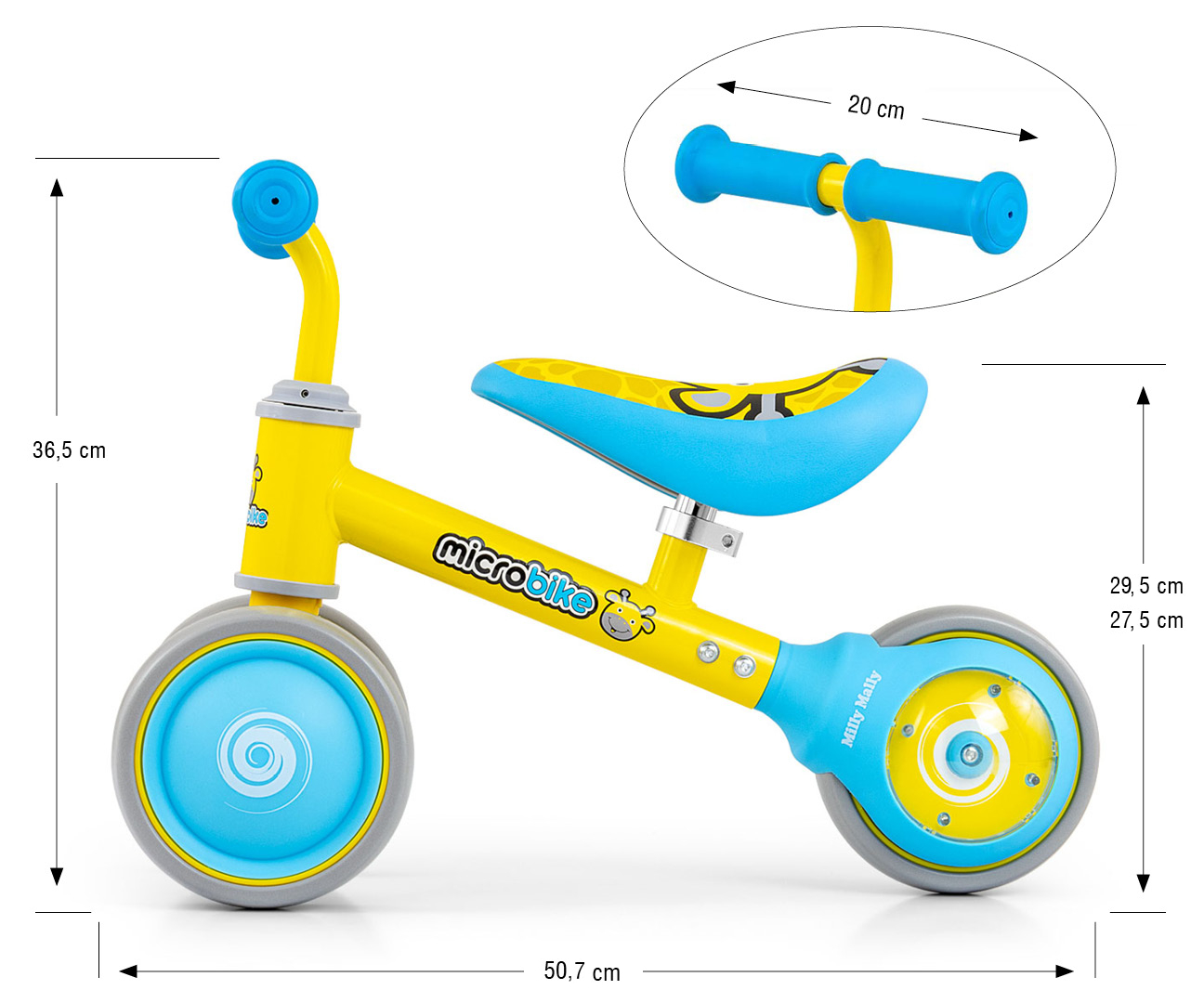 Milly Mally Pojazd Micro Plus Giraffe — zdjęcie 8