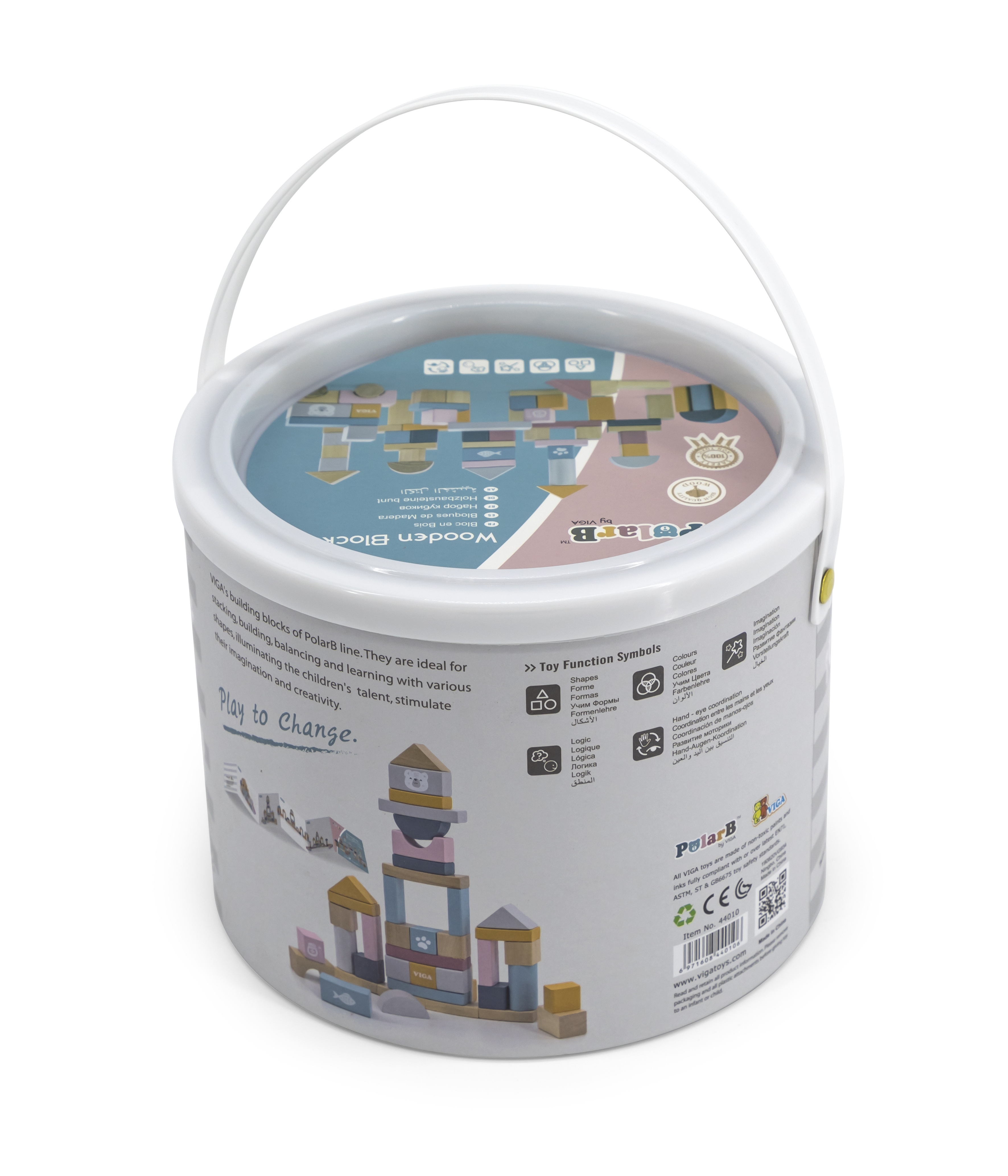 Viga 44010 PolarB Klocki 60 elementów — zdjęcie 4