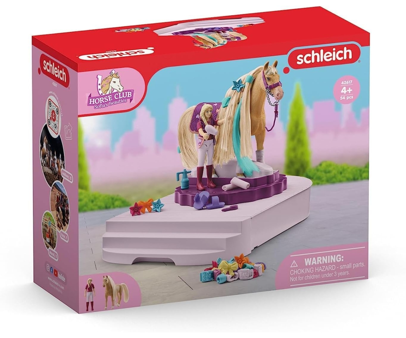 Schleich 42617 Obrotowa Stacja Pielęgnacji Koni