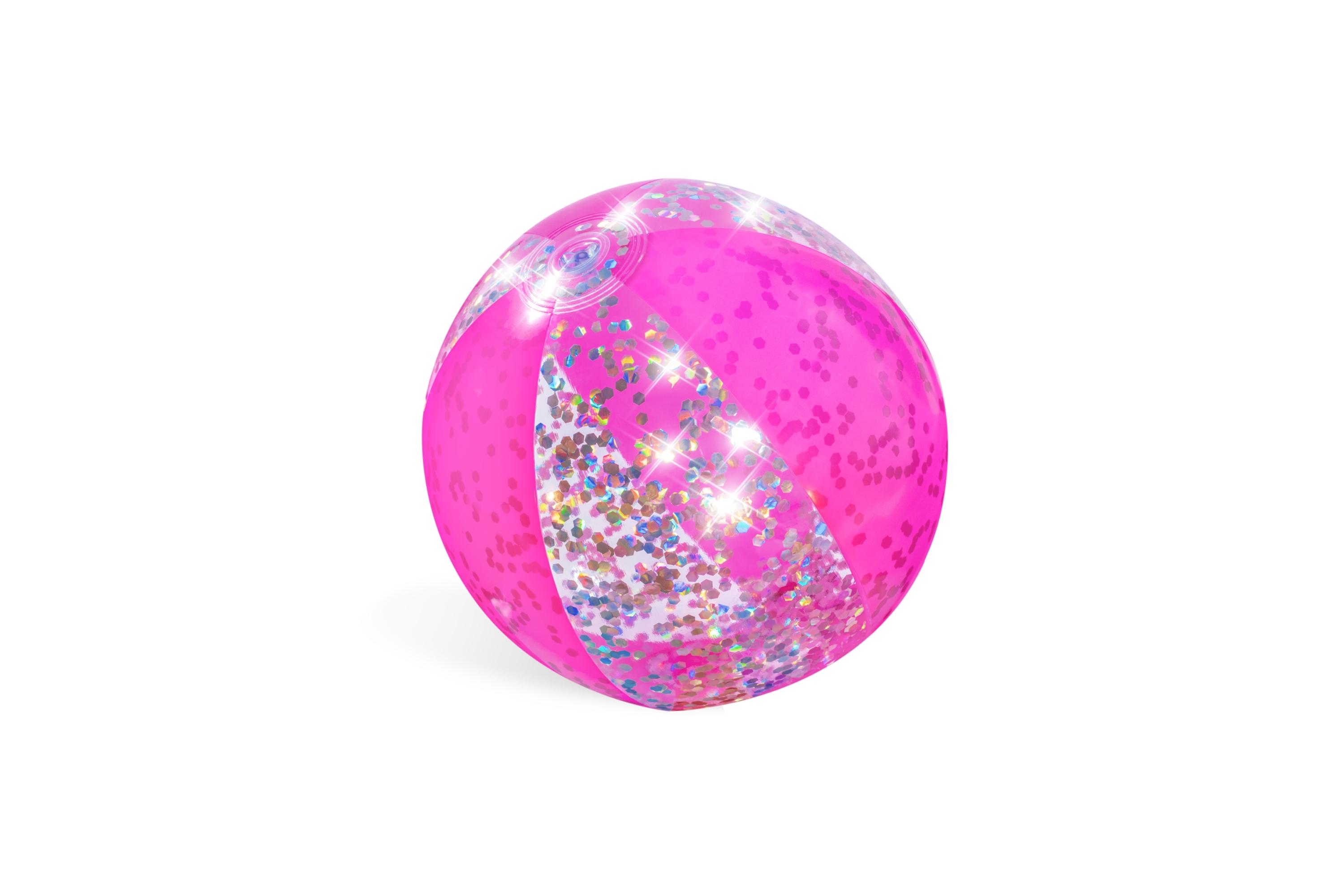 Bestway 31050 Pilka plazowa z brokatem Pink 41cm