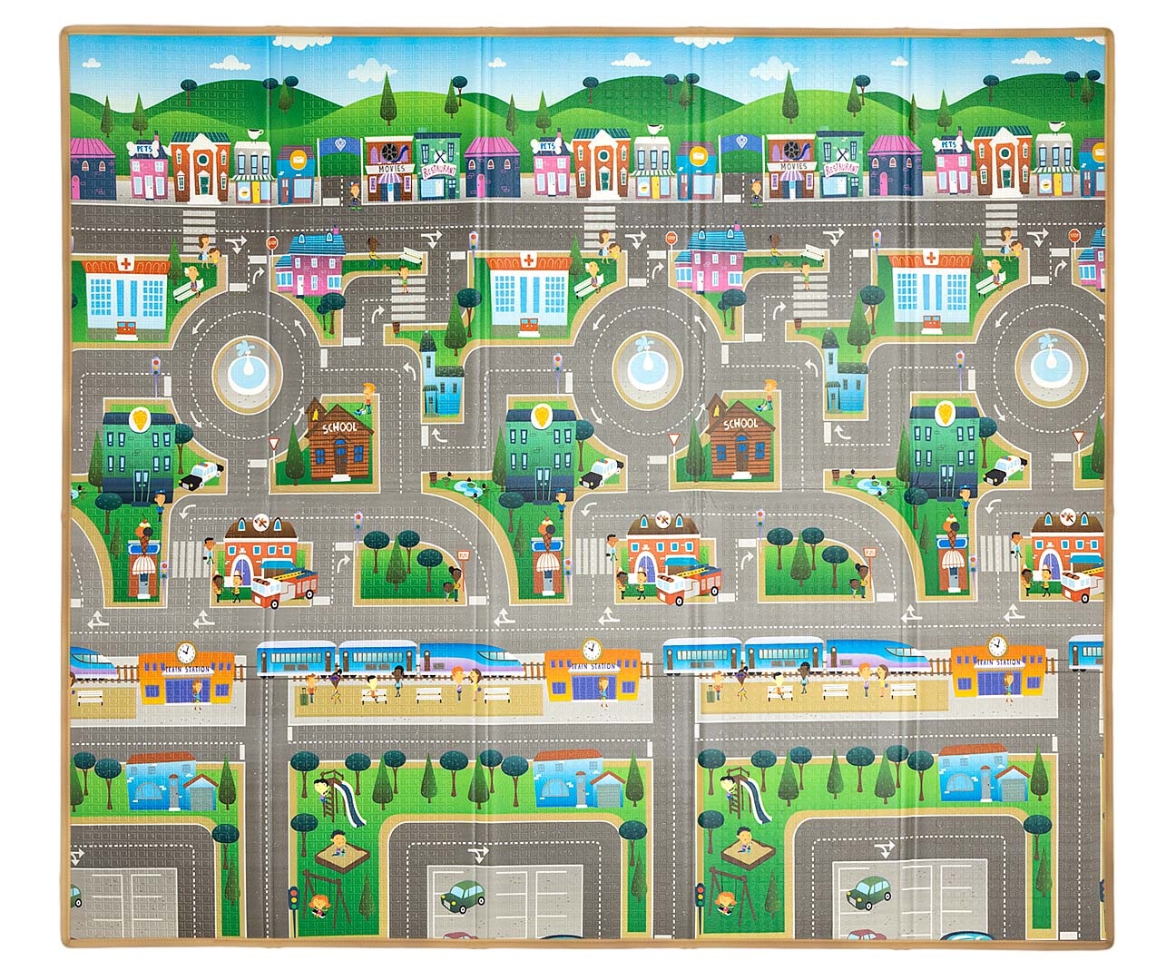 Milly Mally Mata piankowa składana Play City and Fields T1 — zdjęcie 2