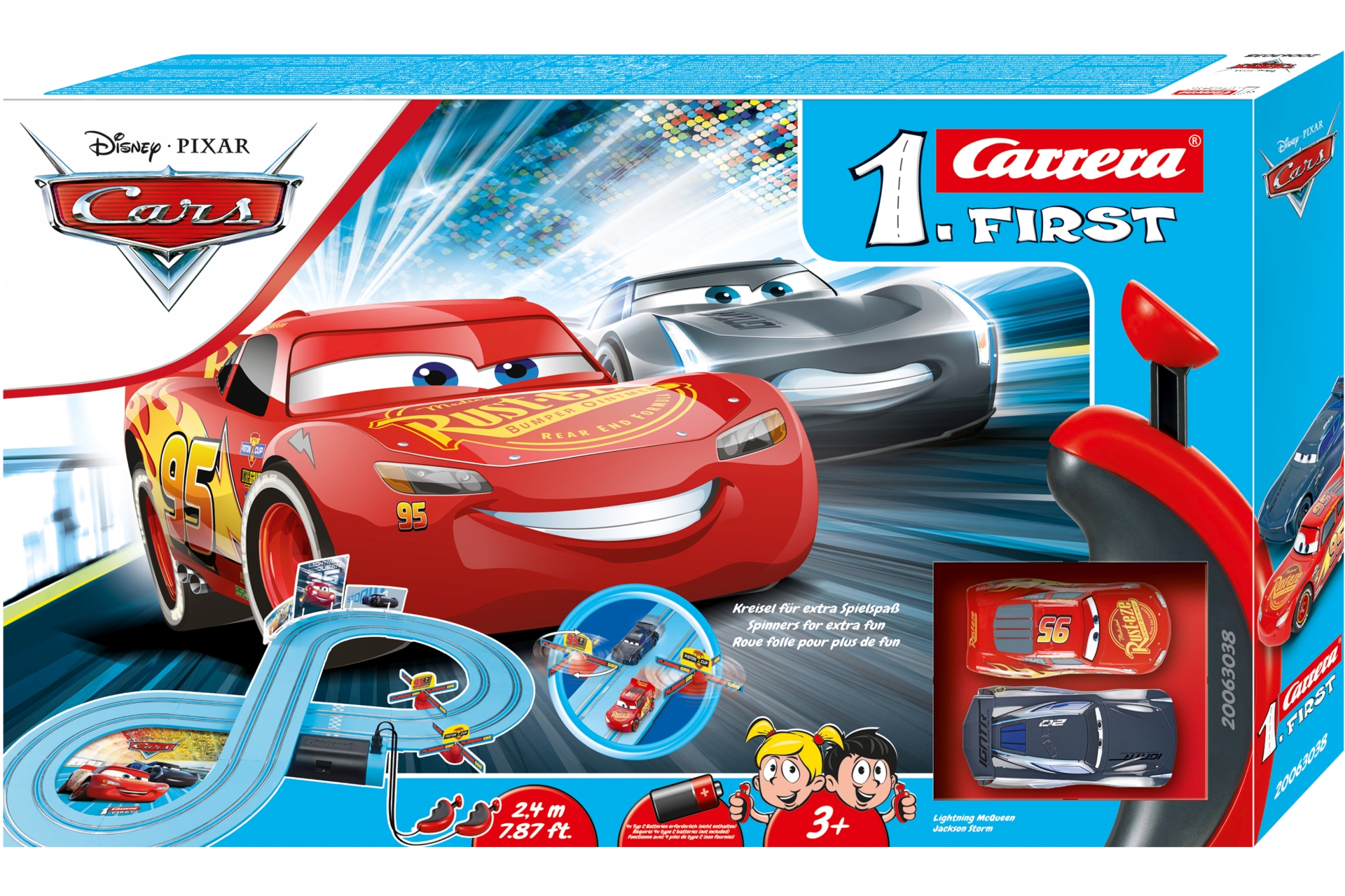Carrera First 20063038 Cars - Power Duell 2,4m — zdjęcie 5