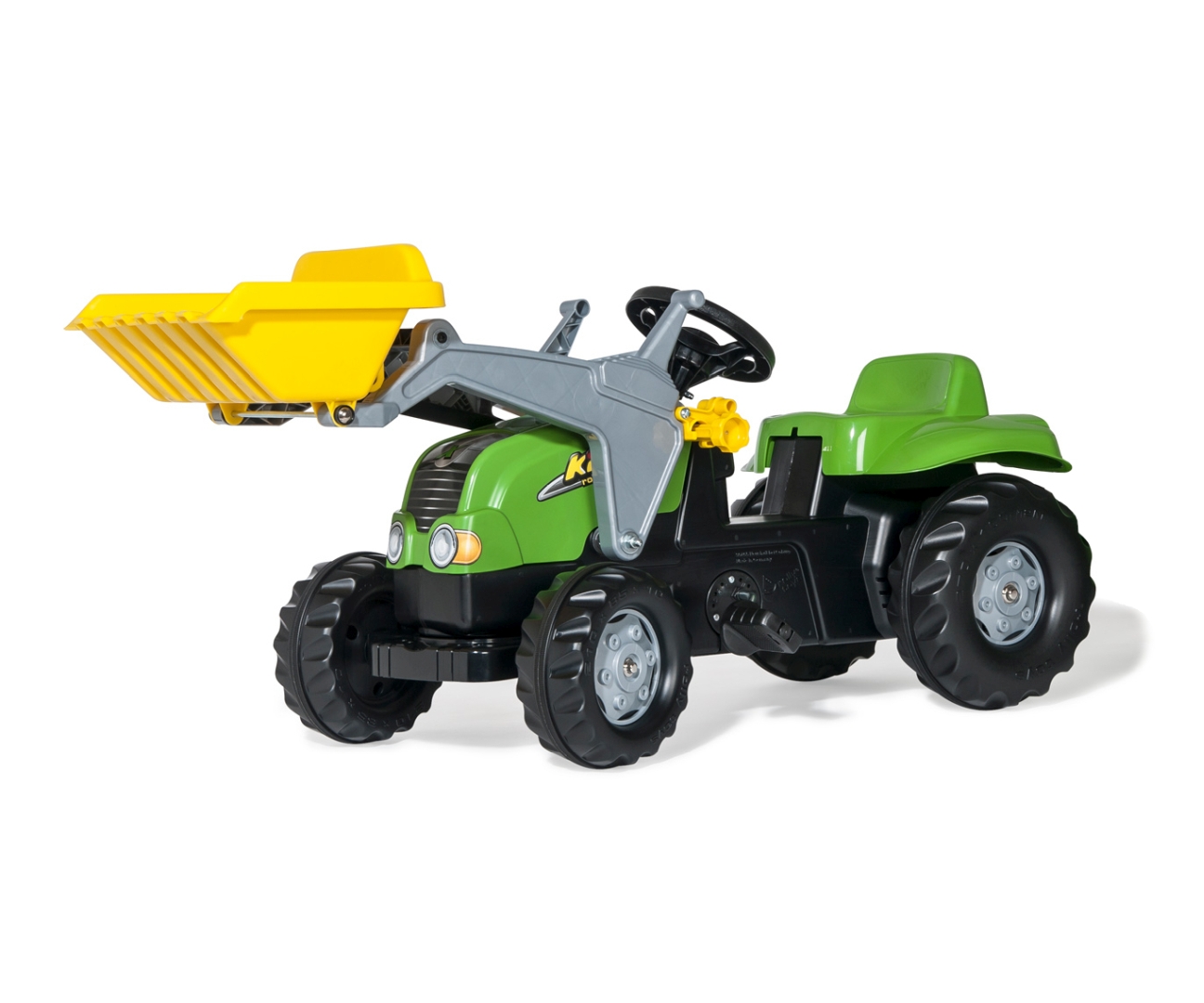 Rolly Toys 023134 Traktor Rolly Kid X z łyżka i przyczepa Zielony — zdjęcie 3