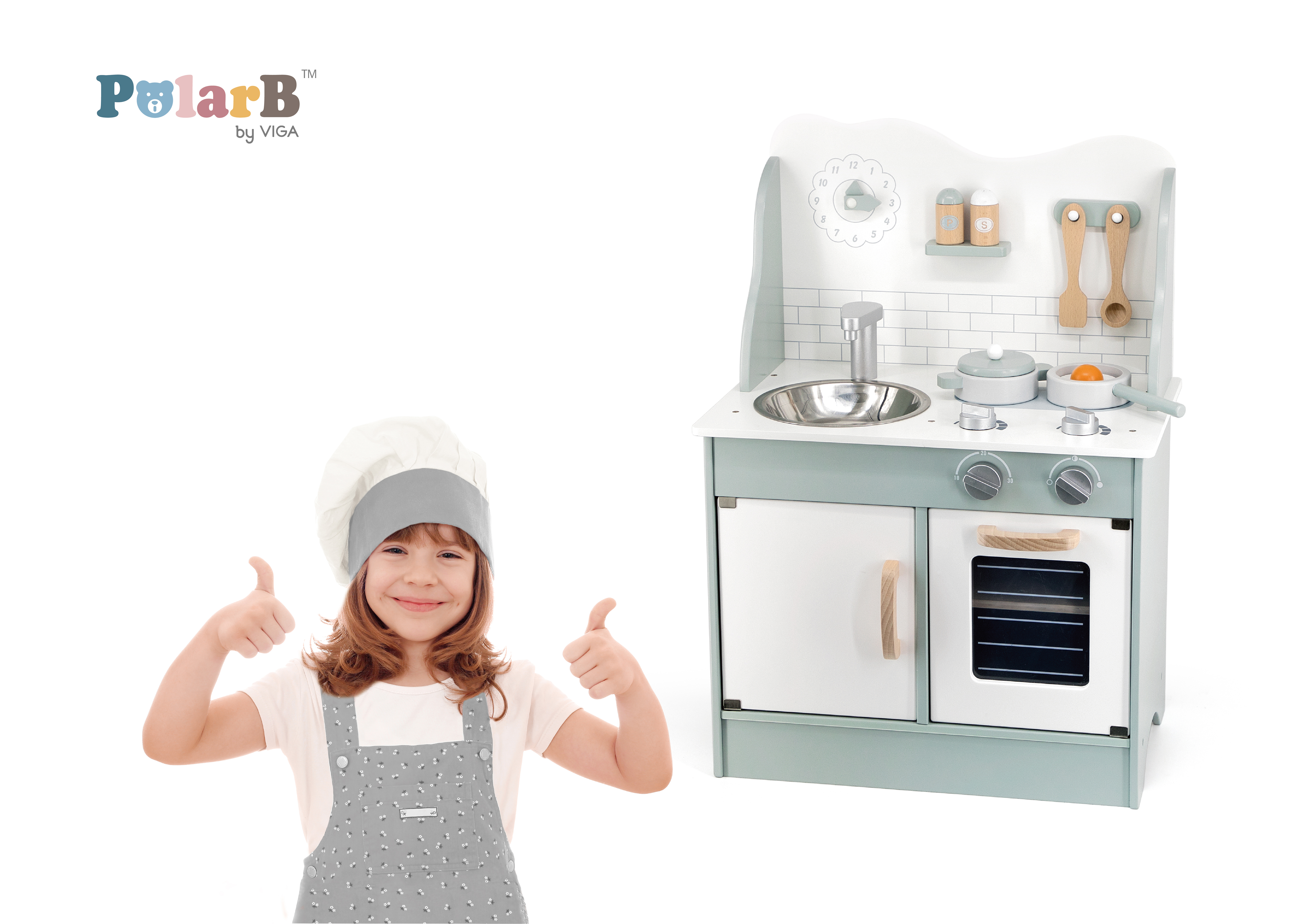 Viga 44048 PolarB Kuchnia z akcesoriami eco mint — zdjęcie 2