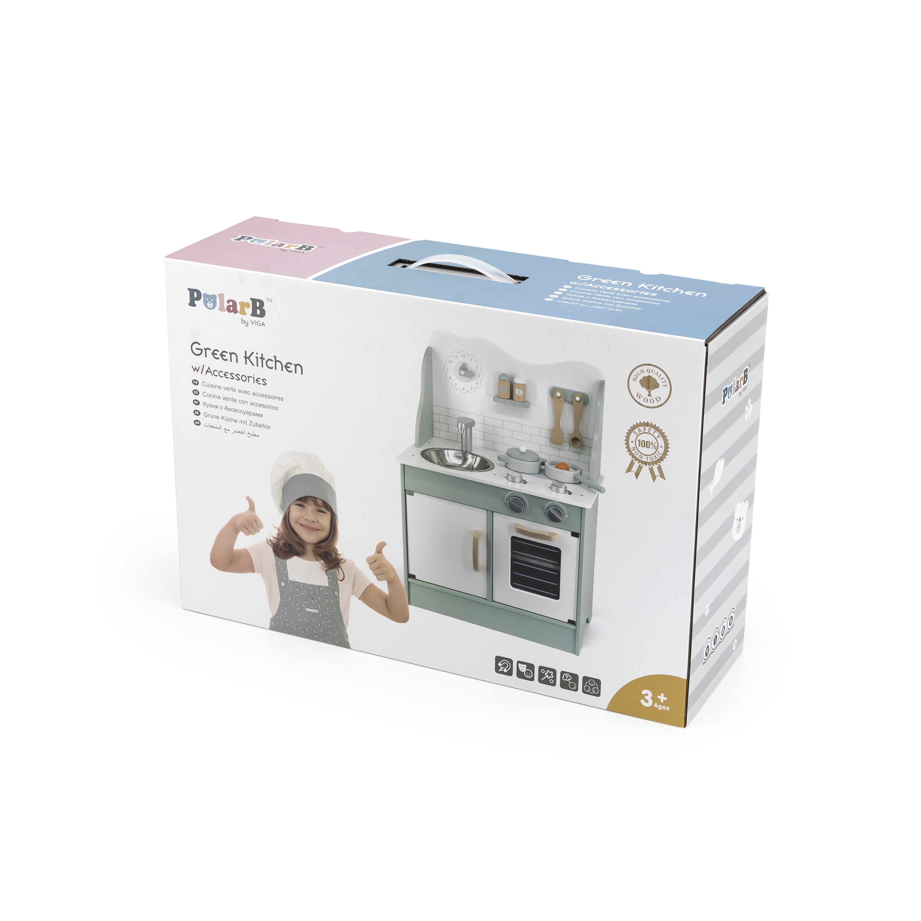 Viga 44048 PolarB Kuchnia z akcesoriami eco mint — zdjęcie 5