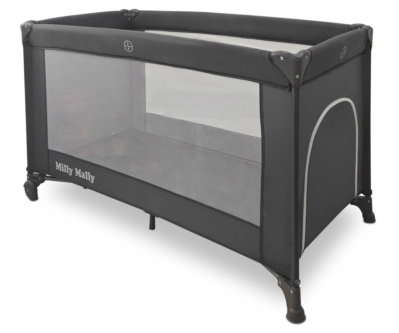 Milly Mally Łóżeczko turystyczne Mirage Dark Grey — zdjęcie 2