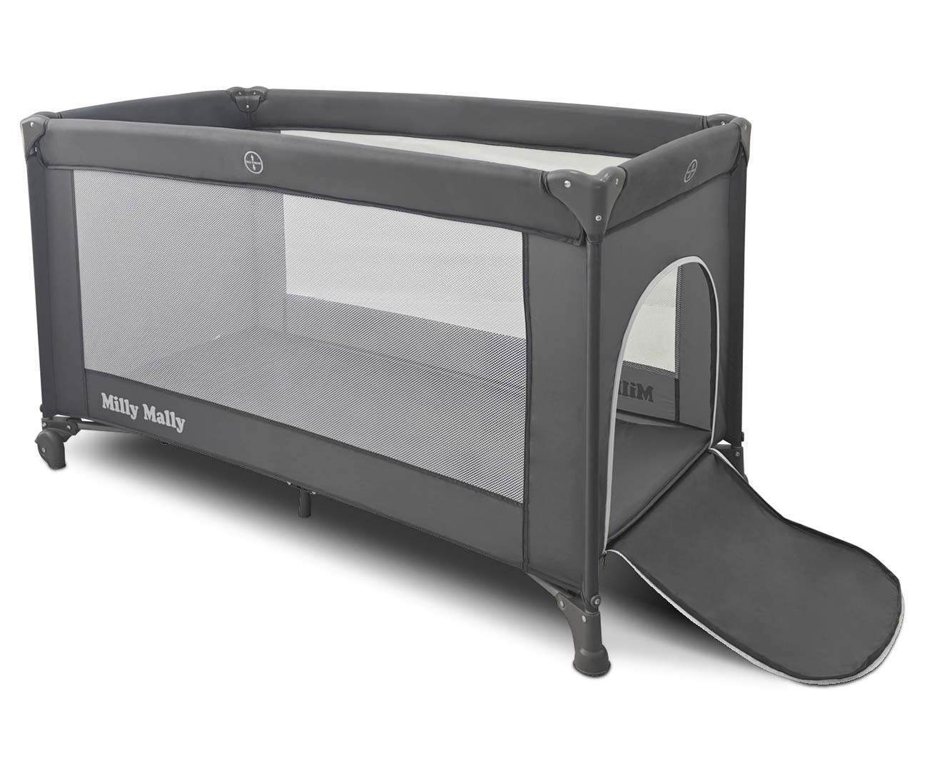 Milly Mally Łóżeczko turystyczne Mirage Dark Grey — zdjęcie 4