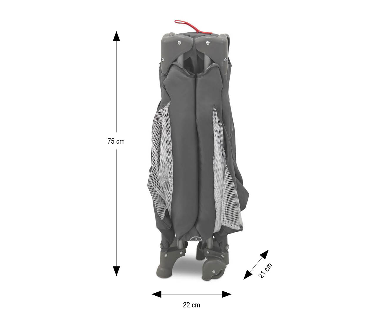 Milly Mally Łóżeczko turystyczne Mirage Dark Grey — zdjęcie 14