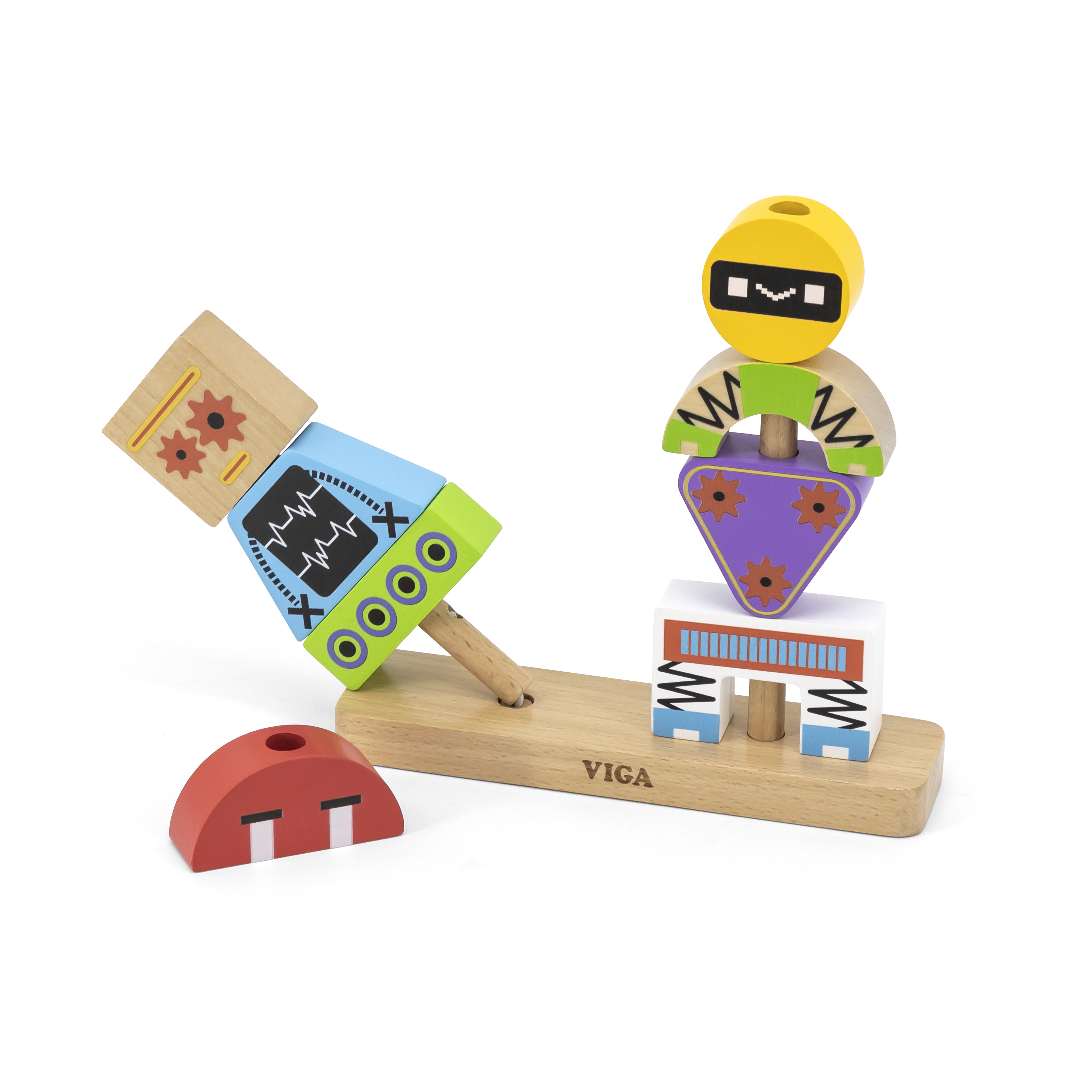 Viga 44652 Klocki do ukladania - Roboty — zdjęcie 2