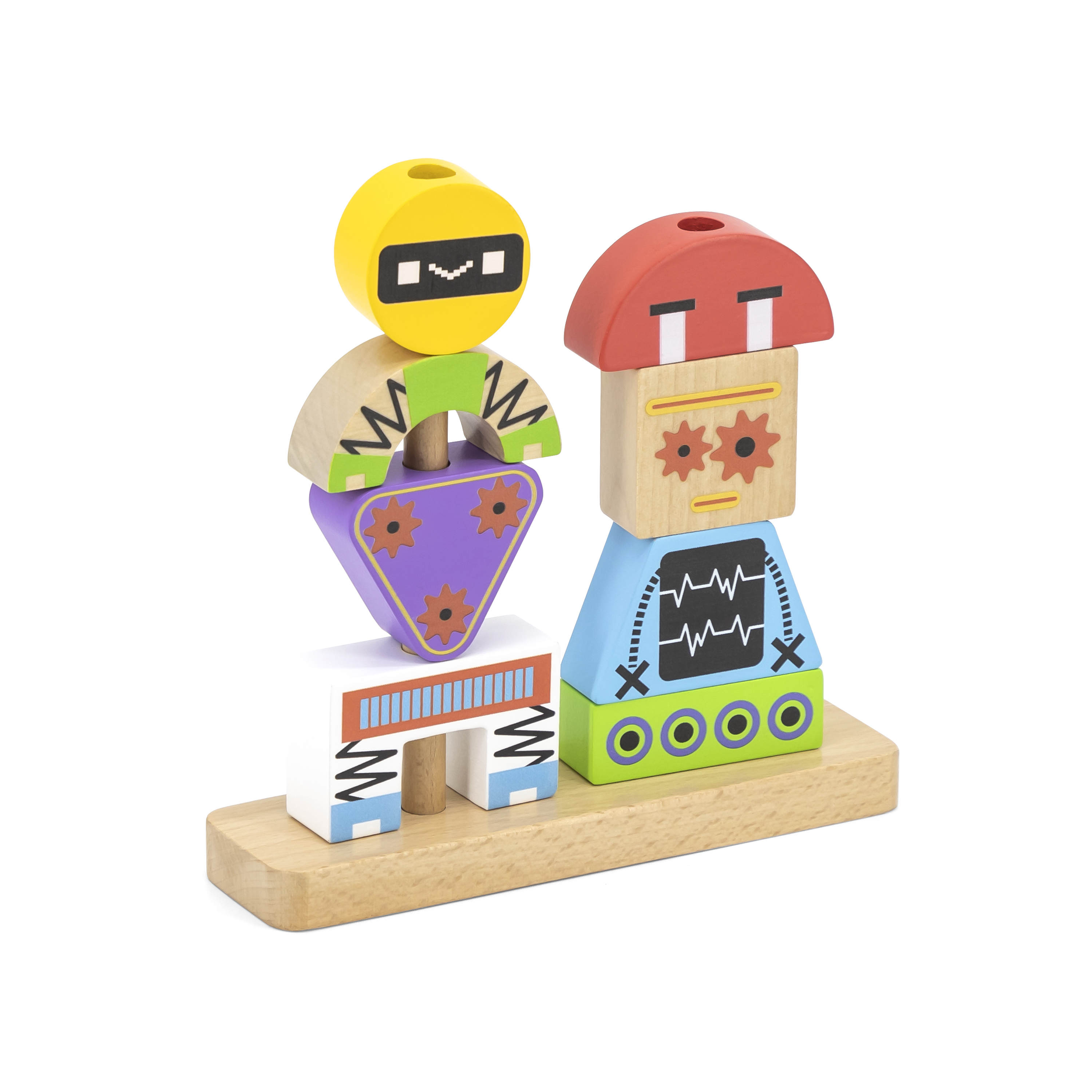 Viga 44652 Klocki do ukladania - Roboty — zdjęcie 4