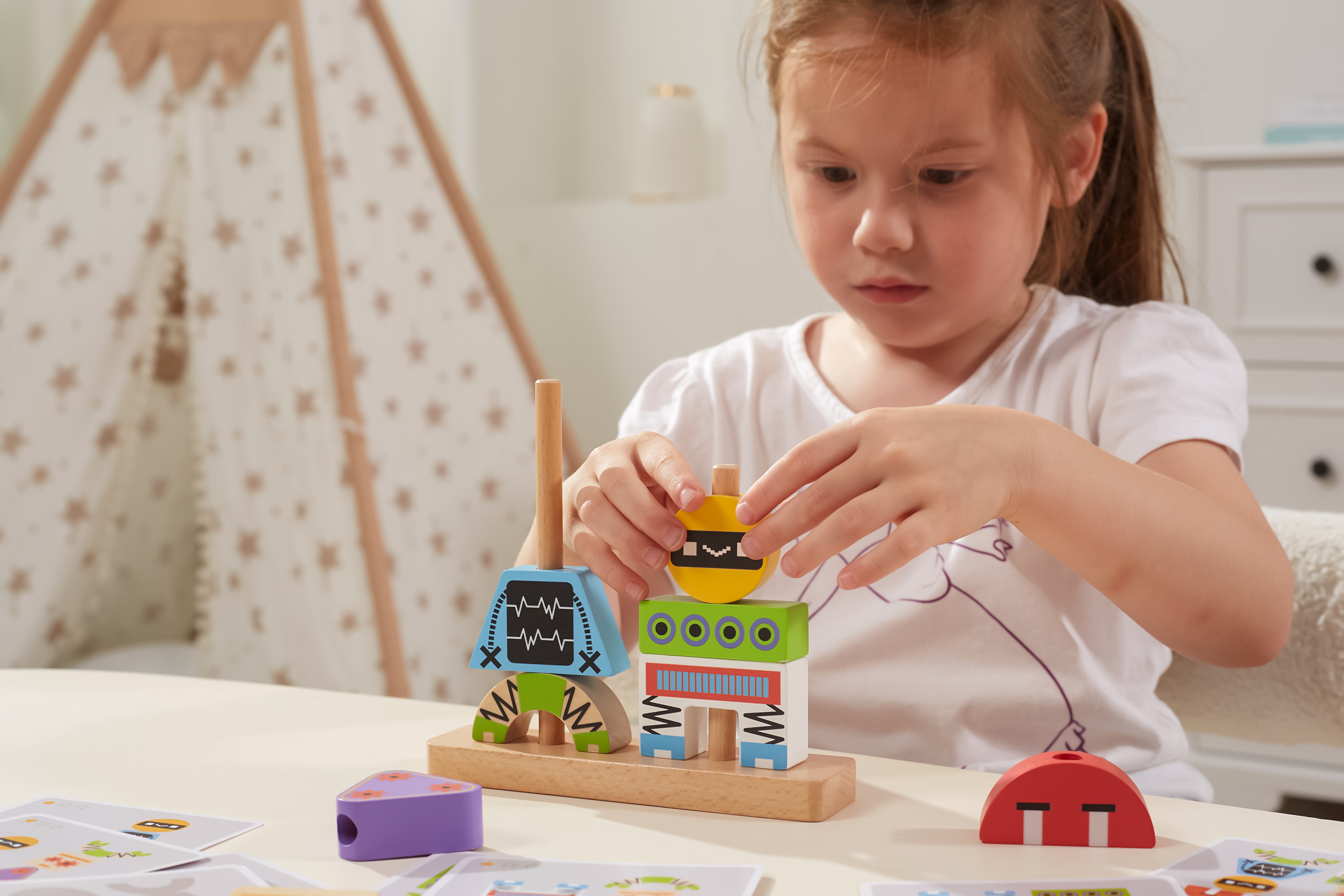 Viga 44652 Klocki do ukladania - Roboty — zdjęcie 7
