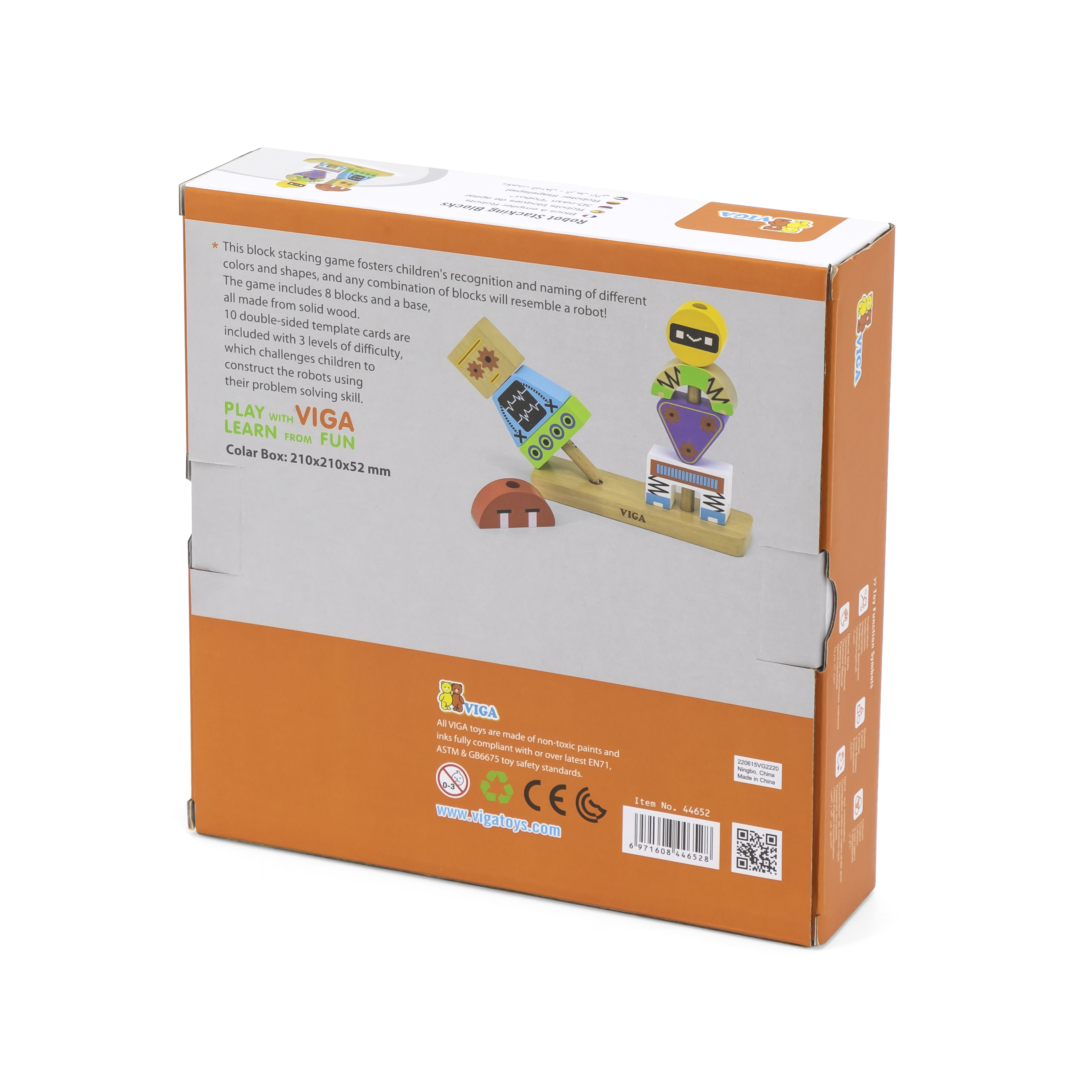 Viga 44652 Klocki do ukladania - Roboty — zdjęcie 9