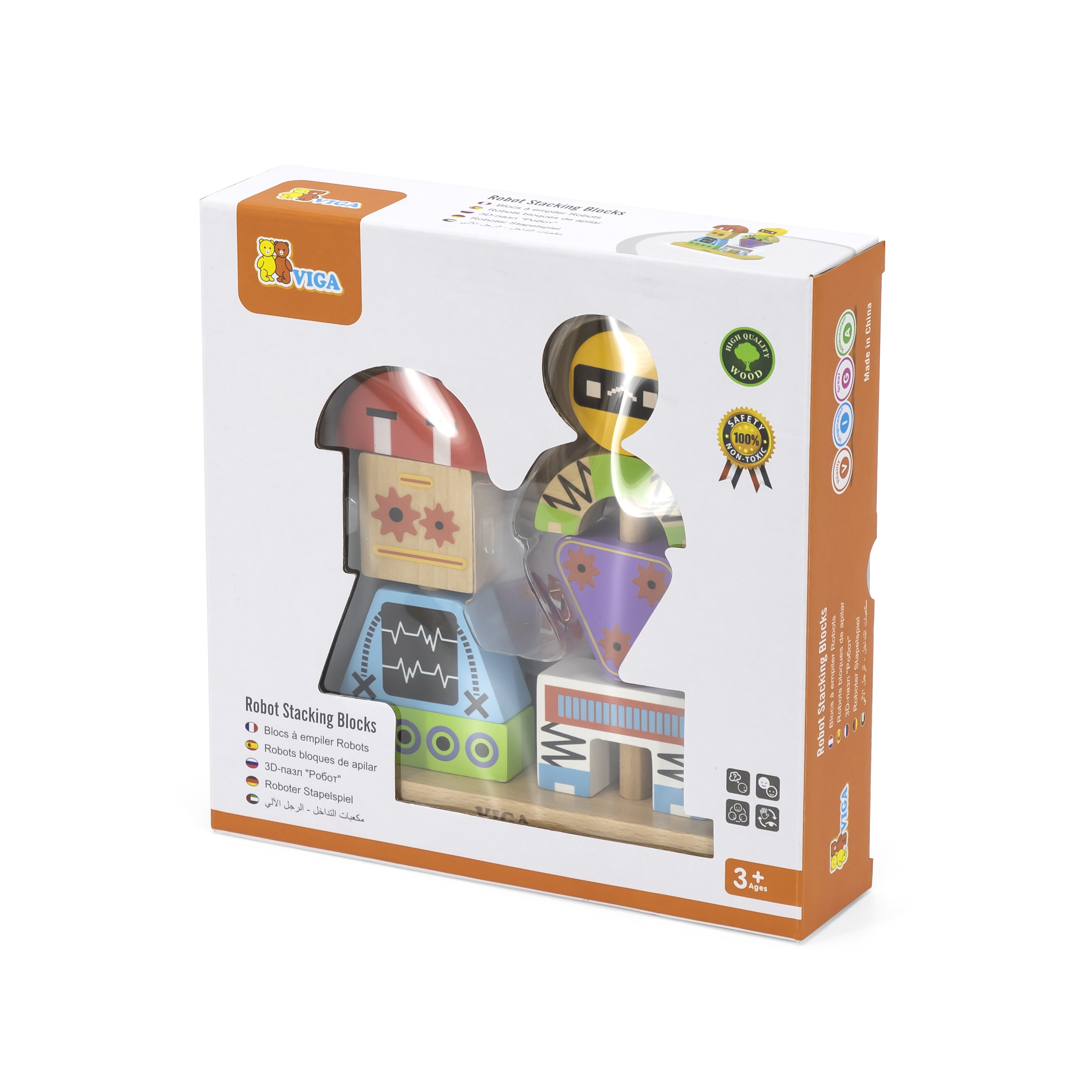 Viga 44652 Klocki do ukladania - Roboty — zdjęcie 10