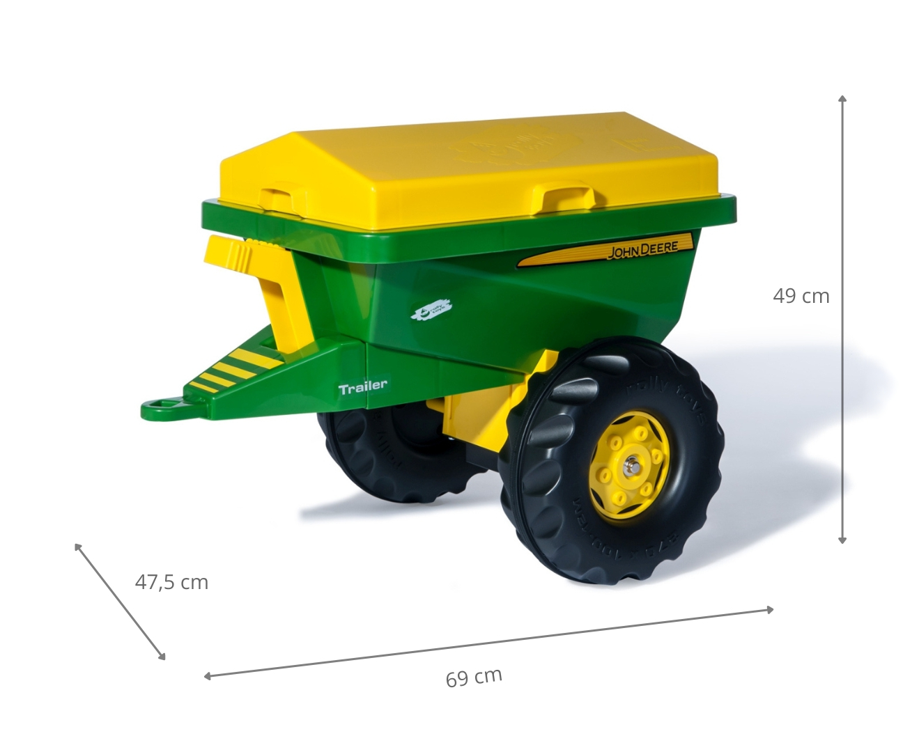 Rolly Toys 125111 Przyczepa Rolly Streumax piaskarka John Deere — zdjęcie 8