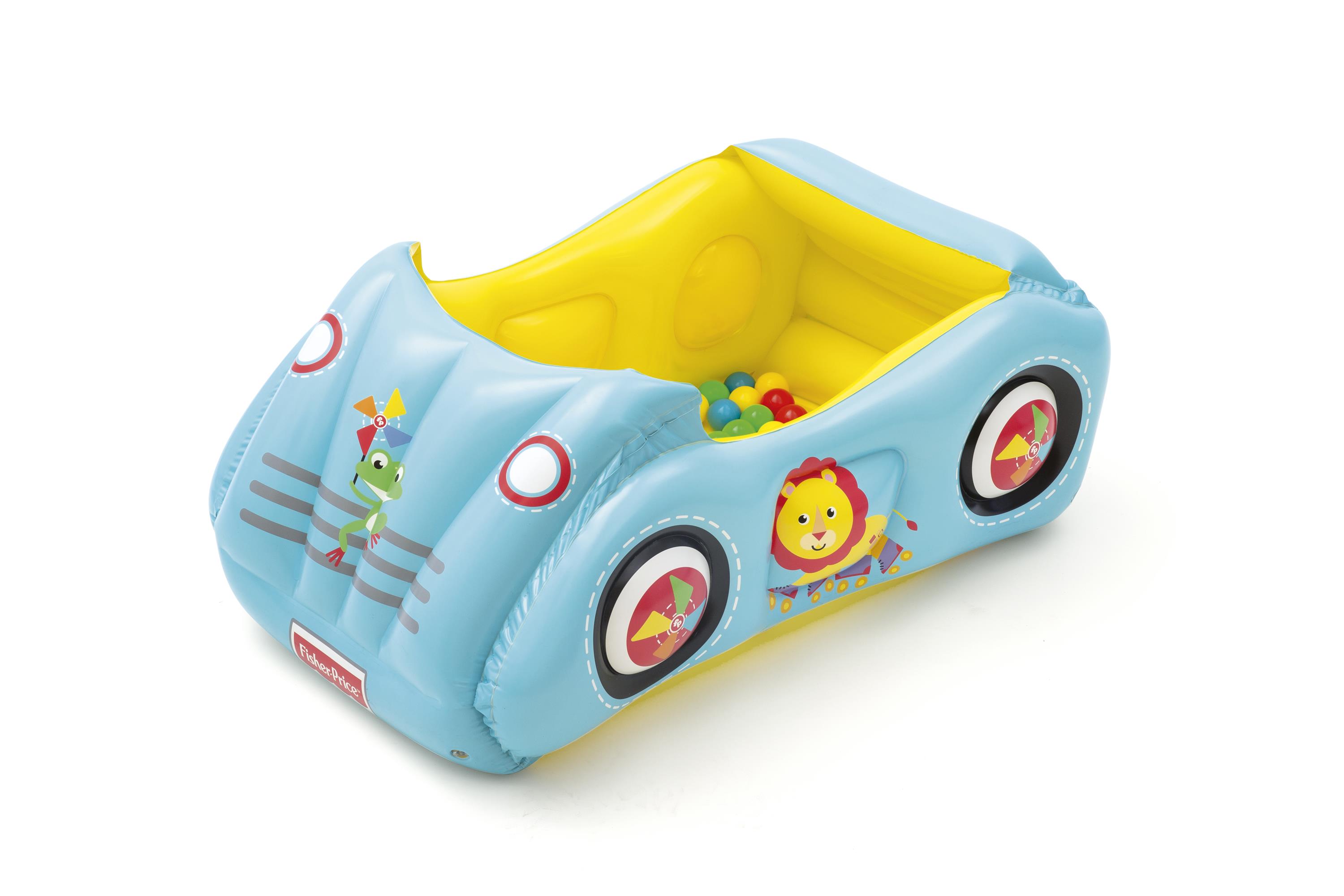 Bestway 93535 FISHER PRICE DMUCHANY SAMOCHÓD WYS..