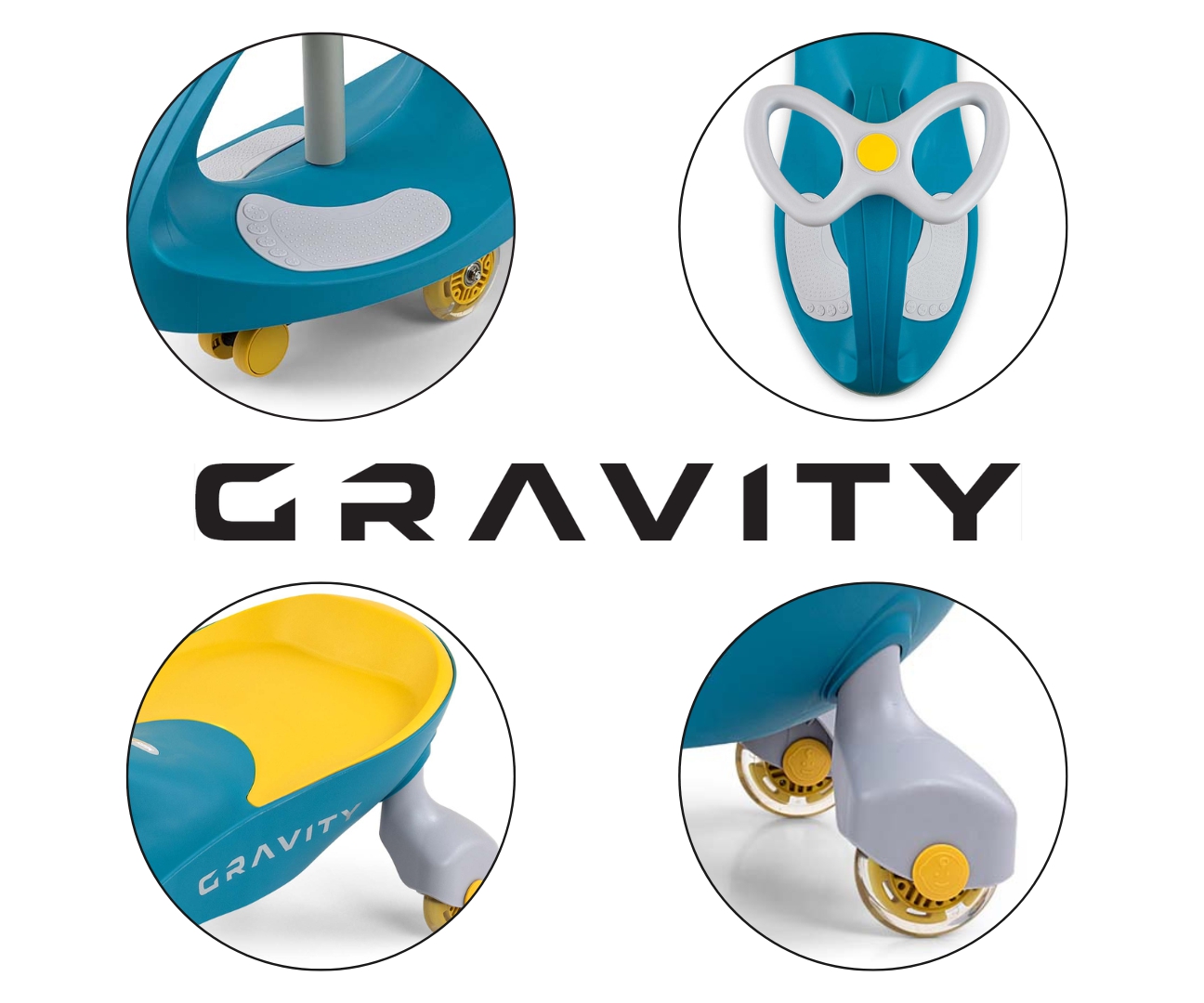Milly Mally Jeździk Grawitacyjny Gravity Green Yellow — zdjęcie 11
