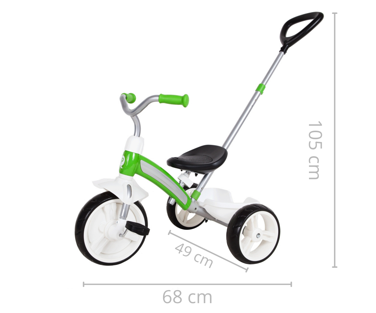 Qplay Rowerek Trójkołowy Elite Plus Green — zdjęcie 5