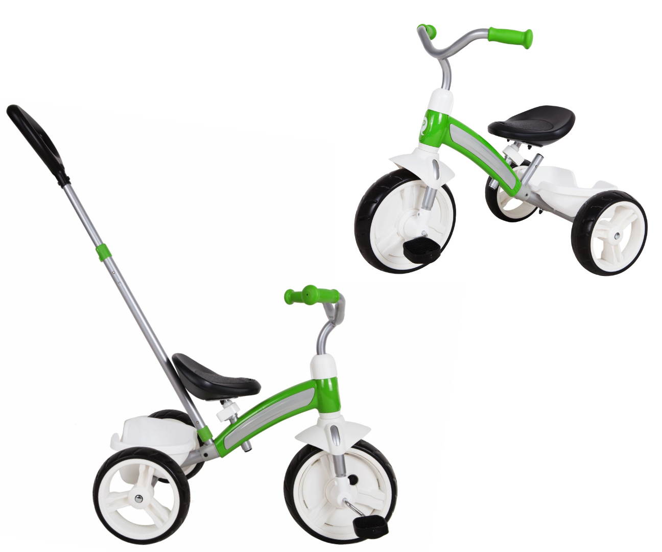 Qplay Rowerek Trójkołowy Elite Plus Green — zdjęcie 6