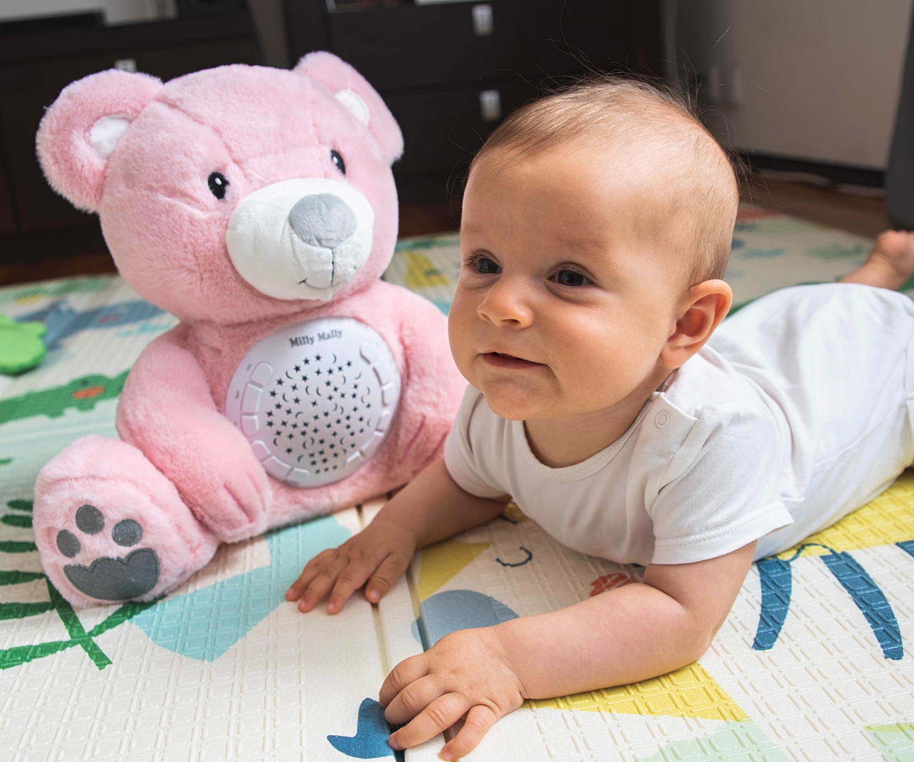 Milly Mally Zabawka pluszowa z Projektorem Milly Bear Pink — zdjęcie 9